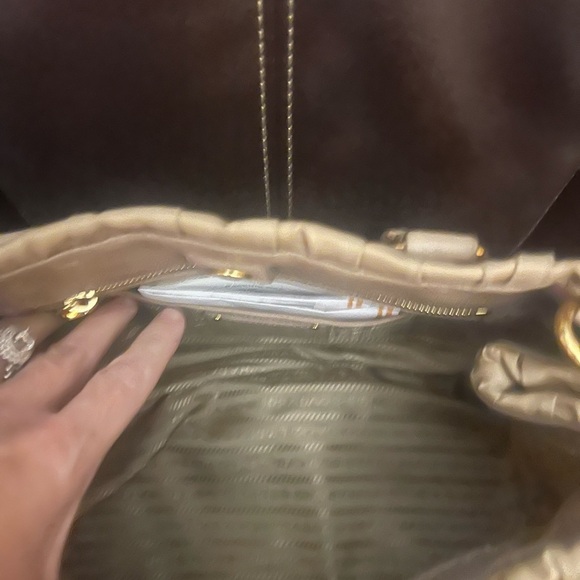 Prada Tessuto Ruched Shoulder Bag - Picture 6 of 9